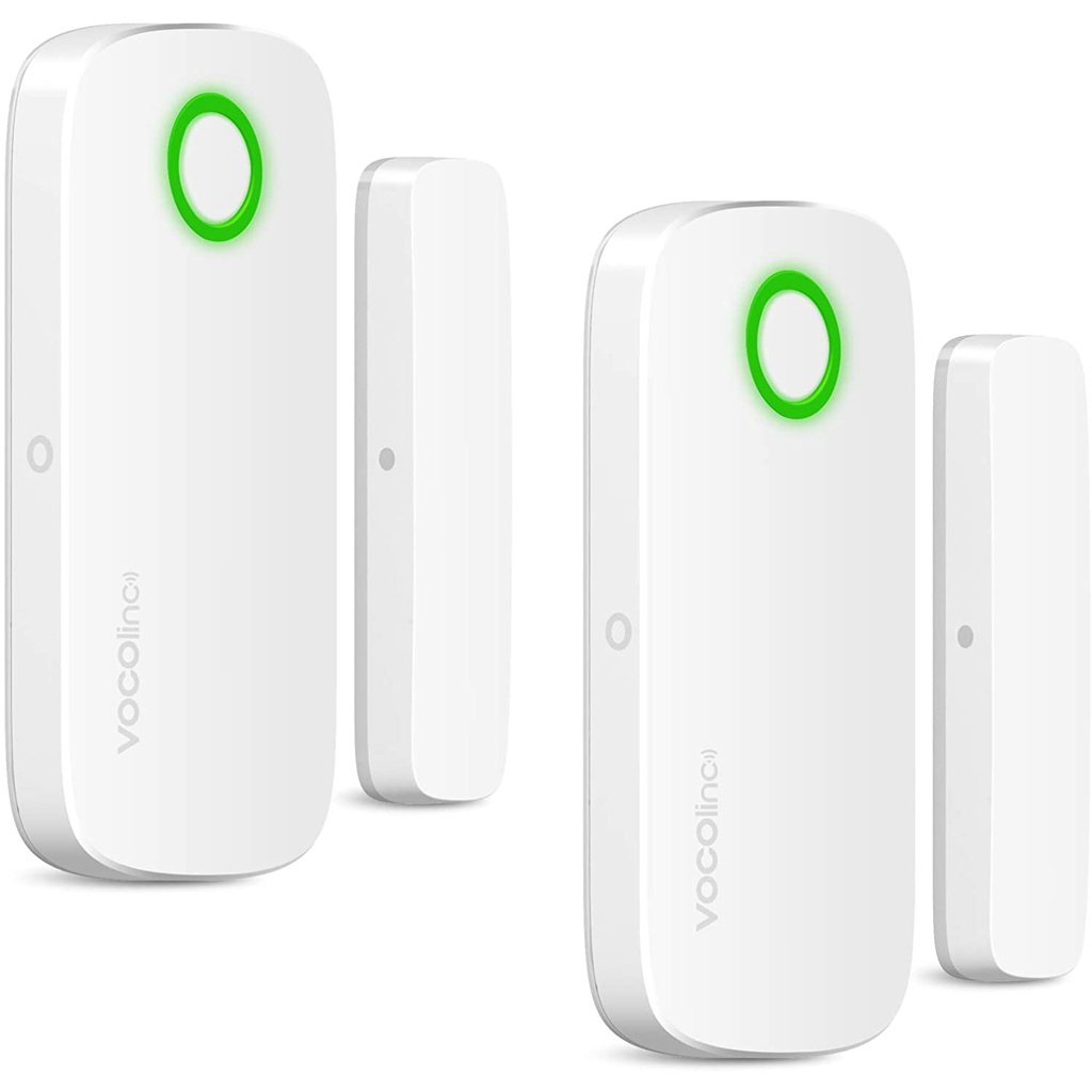 VOCOlinc 門窗警報磁性觸點傳感器,僅適用於 Apple HomeKit (2 件裝)