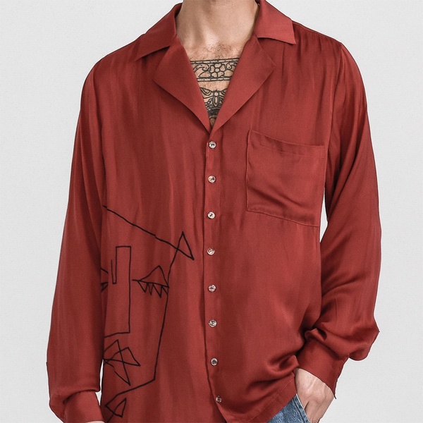 ONETEASPOON｜男 ABSTRACT DANDY SHIRT 襯衫