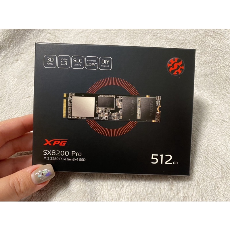 全新 未拆封 ADATA威剛 XPG SX8200 Pro 512GB  M.2 五年保固 SSD固態硬碟