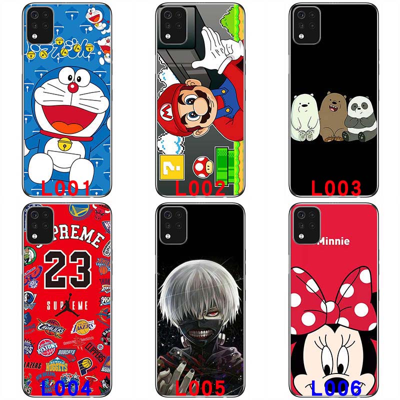 Lg K52 K42 彩色卡通圖案動漫保護殼軟tpu 後蓋軟殼手機殼的柔軟矽膠彩繪印刷盒 蝦皮購物