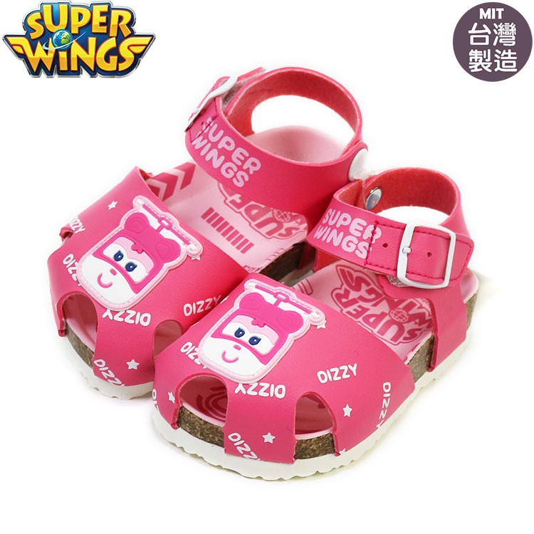 童鞋/super wings 超級飛俠-蒂蒂/兒童氣墊護趾涼鞋(S73804桃)13-17號