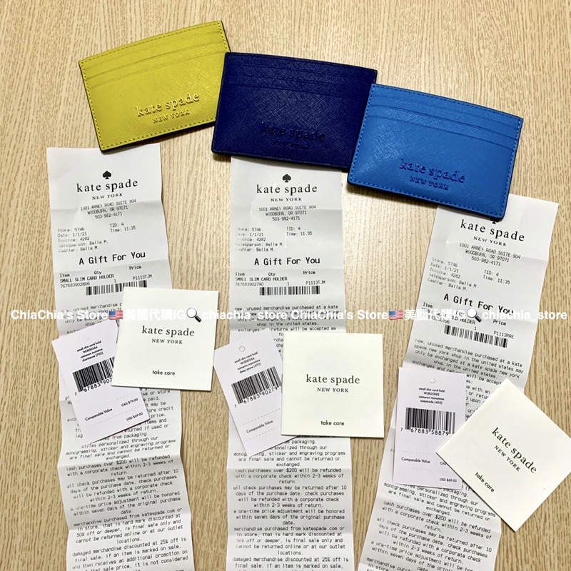 現貨💯正品保證💯Kate Spade 卡片夾 證件套 捷運卡 識別證 卡包 KS 馬卡龍 卡夾 防刮 十字紋 牛皮