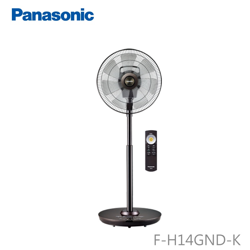 國際牌 Panasonic F-H14GND科技/F-H14GND-K 晶鑽棕14吋奢華型DC直流風扇 公司貨 廠商直送