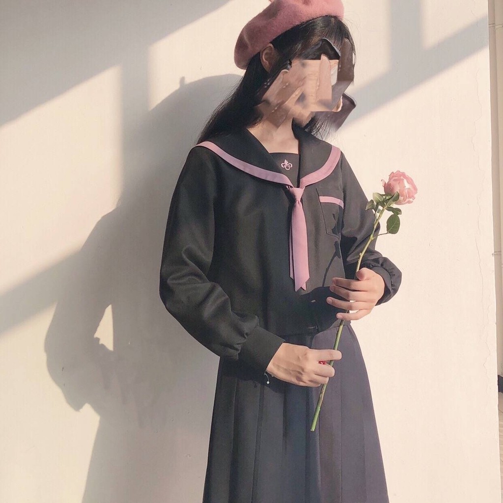 梗豆kyouko 原創 東野女子 Jk制服冬服水手服學生學院風 蝦皮購物