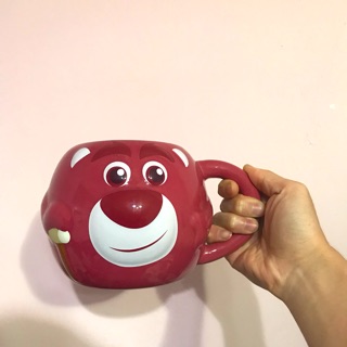 （姆仔fun玩具）二手 熊抱哥 杯子 馬克杯 lotso DISNEY PIXAR 迪士尼 皮克斯 馬克杯 玩具總動員