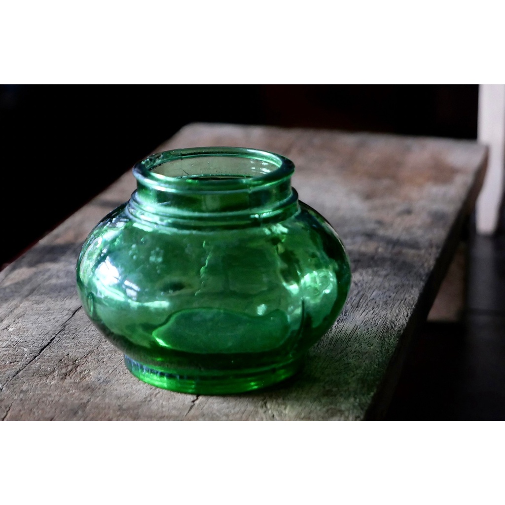 台灣 早期 綠玻璃罐 玻璃瓶 冬菜罐 糖果罐