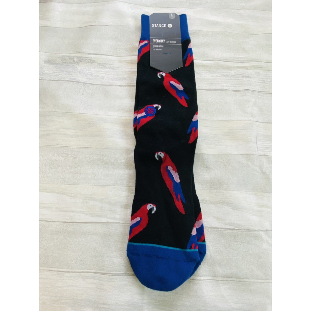 STANCE  SOCK 滿版 鳥 鸚鵡 大嘴鳥 潮流襪款 襪子 中筒襪 百搭 襪子 襪 購於美國