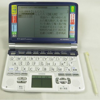 ੈ✿ CASIO電子辭典EX-Word XD-SW4800手寫查字 附有書寫筆 日/英文均能充分對應 機能完全正常