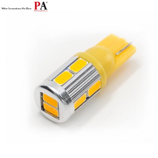 【PA LED】T10 T15 W5W 10晶 5630 SMD LED 黃光 橘黃光 小燈 方向燈 定位燈