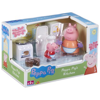 現貨 正版授權 佩佩豬 廚房玩具組 粉紅豬小妹 家家酒