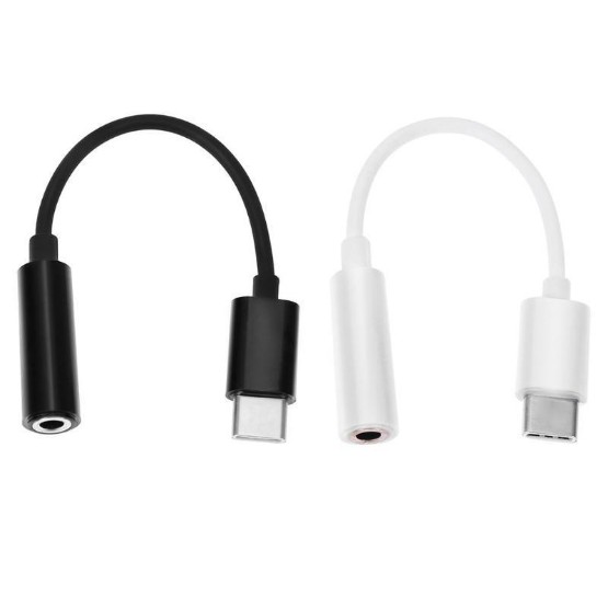 【免運+批量可議價】Type c公轉3.5mm母耳機音訊線通用相容 USB3.1轉3.5mm手機資料線