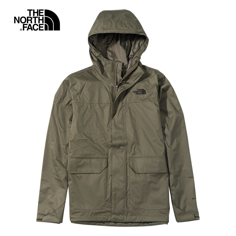 The North Face M MFO ZIP IN 男 防水外套 綠 NF0A4NED21L