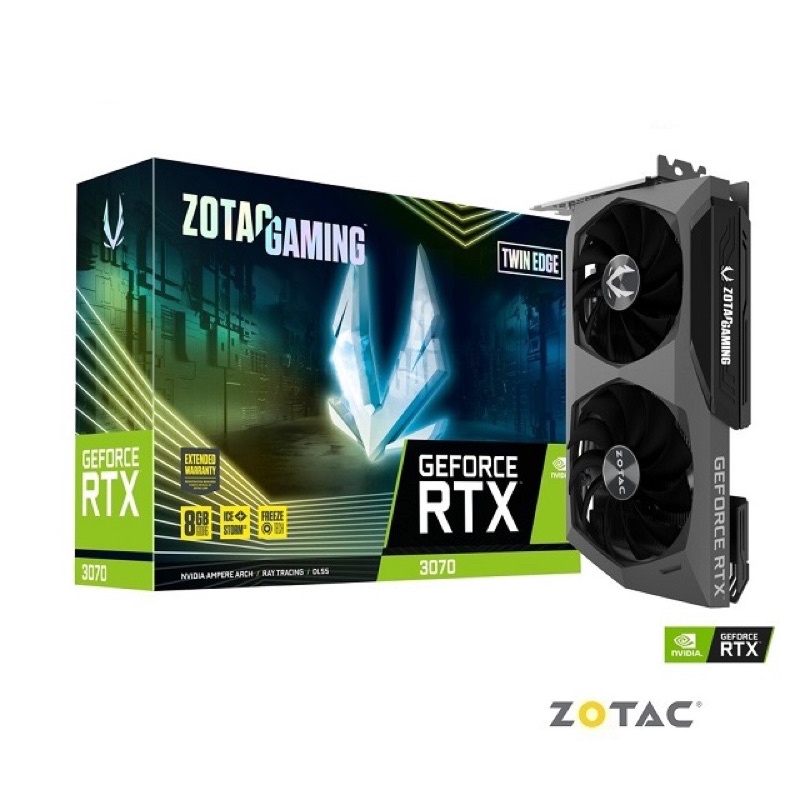 可下標 ZOTAC GAMING GeForce RTX 3070 Twin Edge OC LHR 顯示卡
