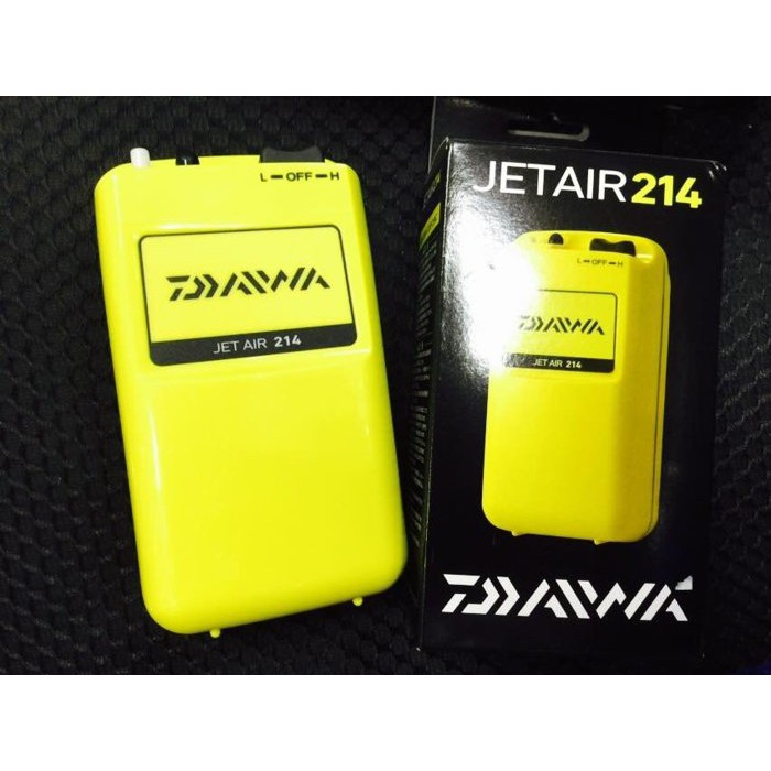 【舞磯釣具】Daiwa 打氣幫浦 JET AIR 214 打氣機 空氣幫浦日本製 打氣機 活餌打氣 單孔 強弱兩段打氣