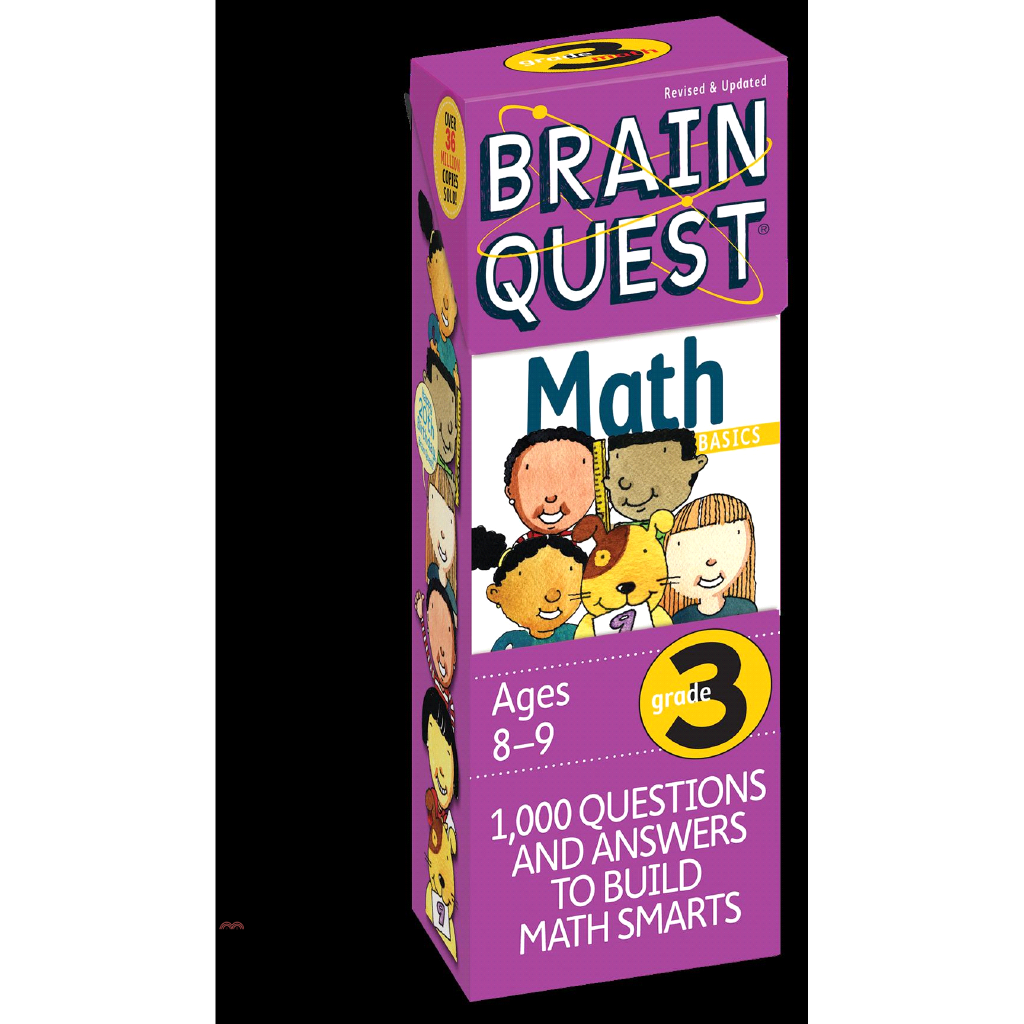 Brain Quest Math Basics: Grade 3, Ages 8-9, 1000 Questions & Answers To Build Math Smarts