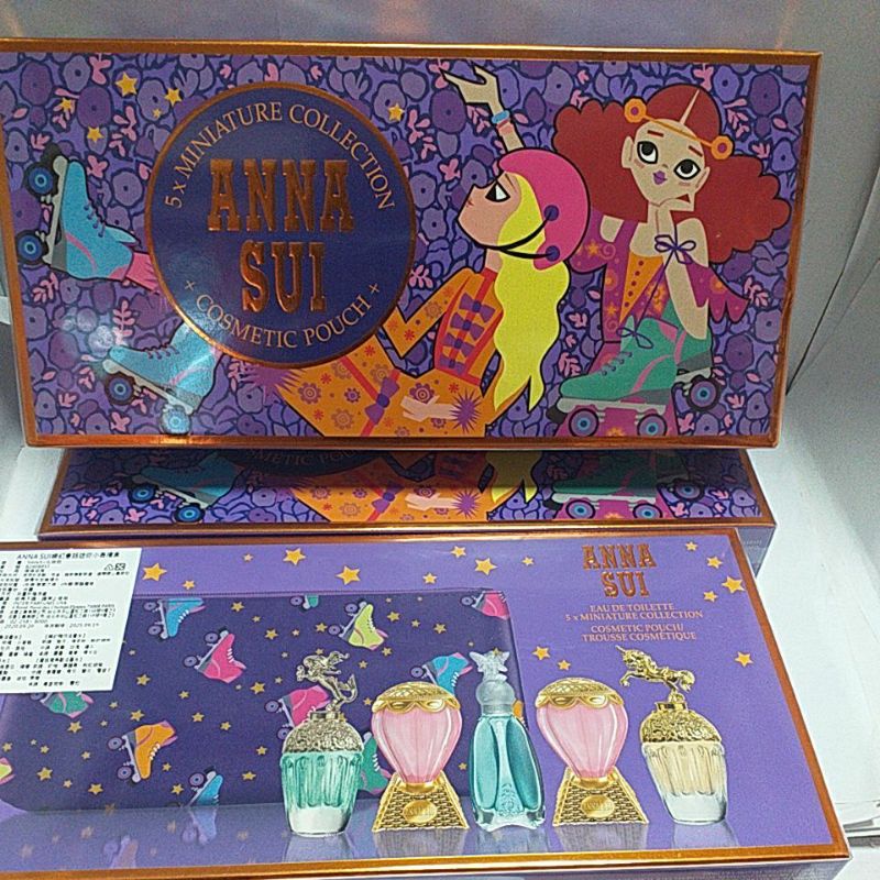 7-11 ANNA SUI 綺幻 童話 迷你 小香禮盒 + 化妝包 限量