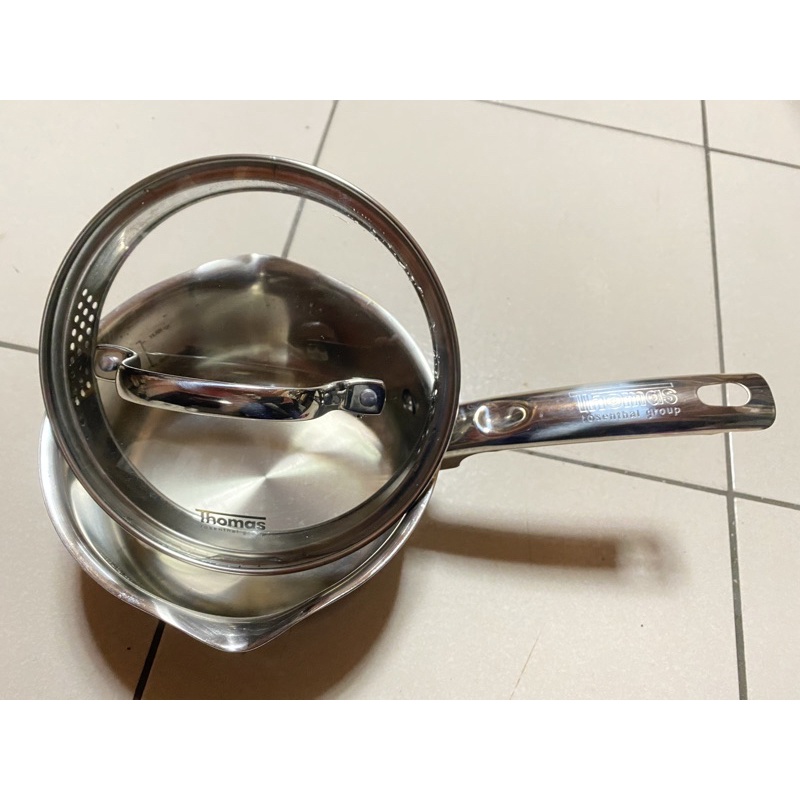 全新 THOMAS 鍋具 不鏽鋼鍋具 不鏽鋼單柄鍋 單柄湯鍋 湯鍋
