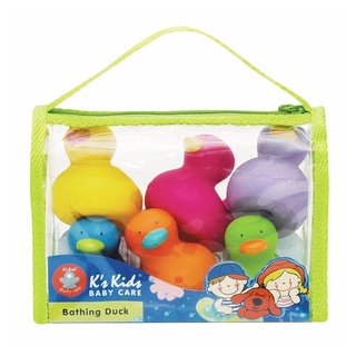 聚聚玩具【正版】香港 Ks Kids 奇智奇思 SB00430 洗澡玩具-洗澡小鴨鴨(6入組)
