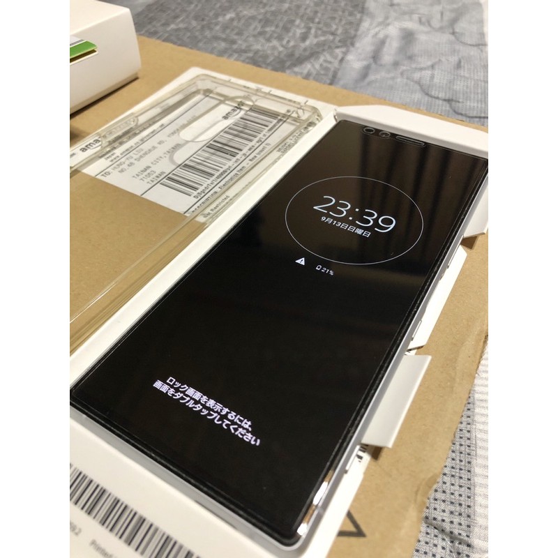 日版解鎖Sony Xperia 1(日本SoftBank 802SO)買來當備用機只簡單試玩幾次(已貼玻璃貼、贈透明殼)