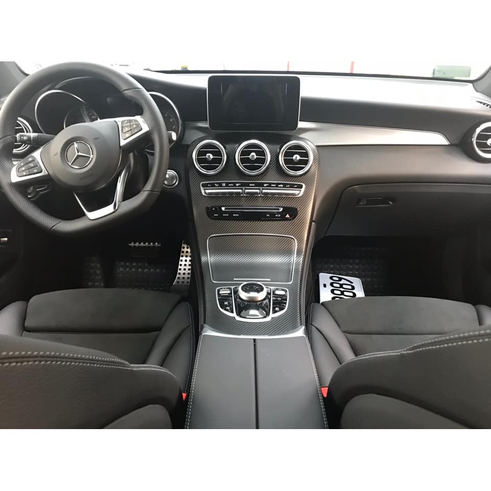 M-Benz GLC Coupe中控3M1080金屬碳纖維包膜