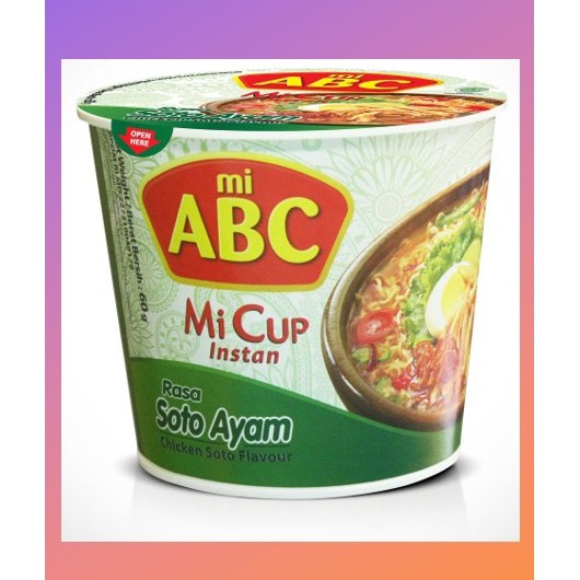 ABC CUP SOTO 杯麵(酸辣雞湯)-綠色