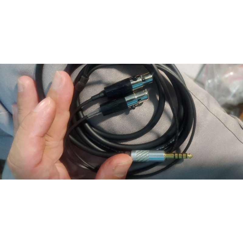 audezeLCDX耳機mogami2983發燒升級線。mini xlr 4.4平衡插頭。4pin xlr插頭