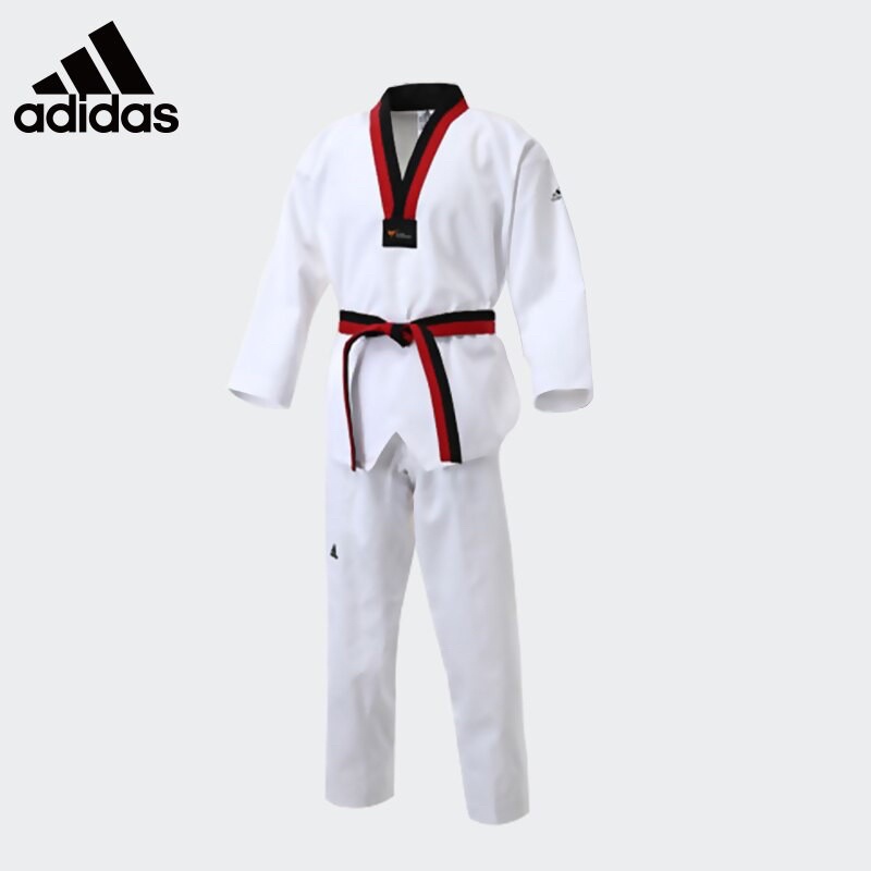 跆拳道服現貨代購Adidas start 3 紅黑領道服 燙印另計（可開收據發票）