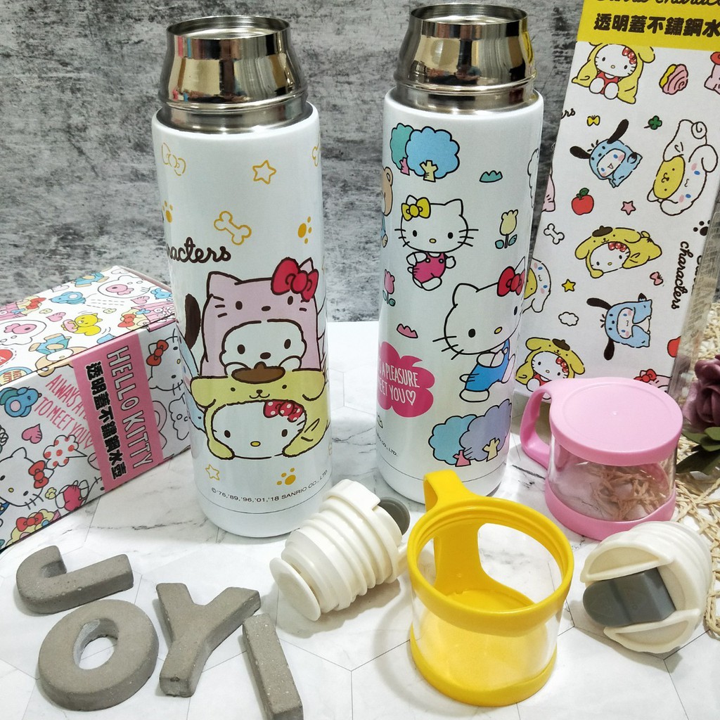 ⭐正版⭐現貨⭐Hello Kitty 304 不鏽鋼水壺 保溫瓶 環保瓶 水瓶 大耳狗 凱蒂貓水壺 布丁狗 水杯 隨身瓶