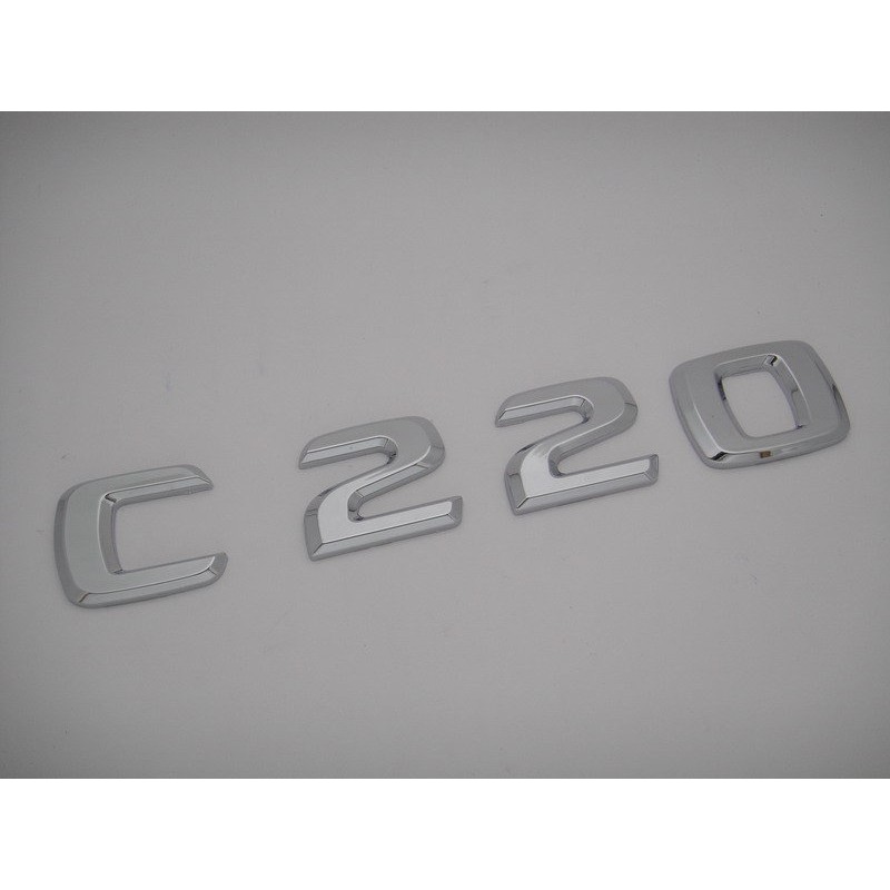 《※金螃蟹※》新款 高度25mm Benz 賓士 奔馳 C Class W204 C220 C 220 後車箱子 字體 字標
