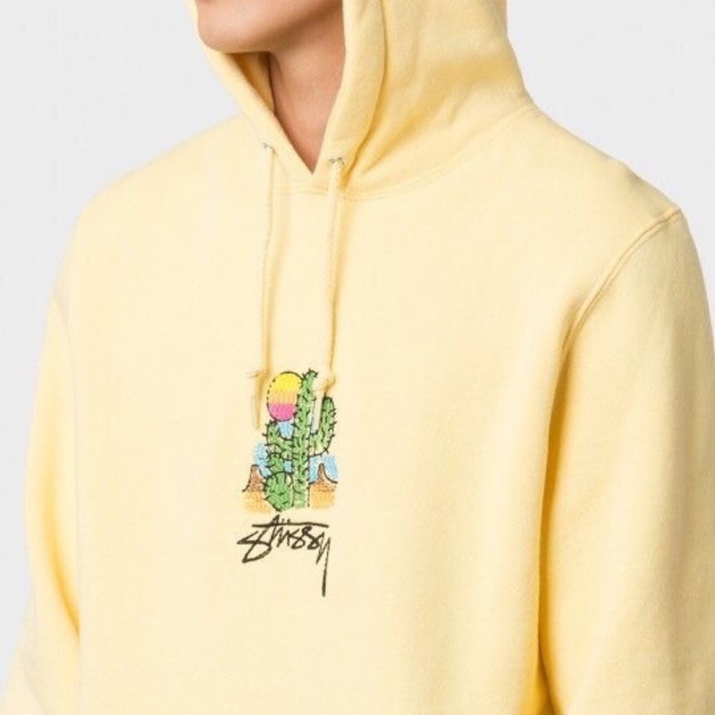 Stussy cactus hoodie 刺繡 仙人掌 帽t 長袖