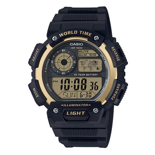 【CASIO】卡西歐 十年電力 復刻運動 手錶 AE-1400WH-9A 防水 臺灣卡西歐保固一年
