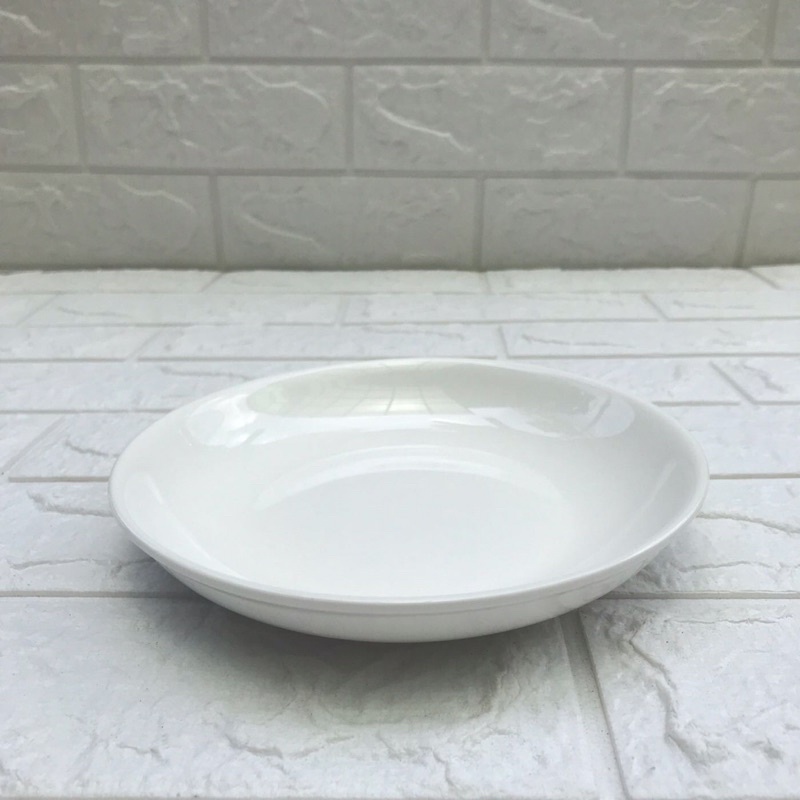 鍋碗瓢盆餐具=白強化7吋湯盤