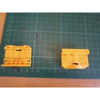 單賣電鑽盒的黃色扣環-- 1號舊款舊款一組2個 --適用於 (車王德克斯)12V鋰電池衝擊起子機(RI1265)的電鑽盒