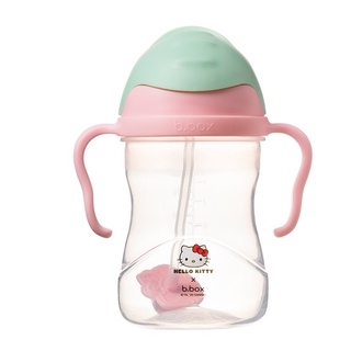 瘋狂寶寶**澳洲b.box Kitty升級版水杯240ml-粉綠(HK_SC_CF)(9353965009832)