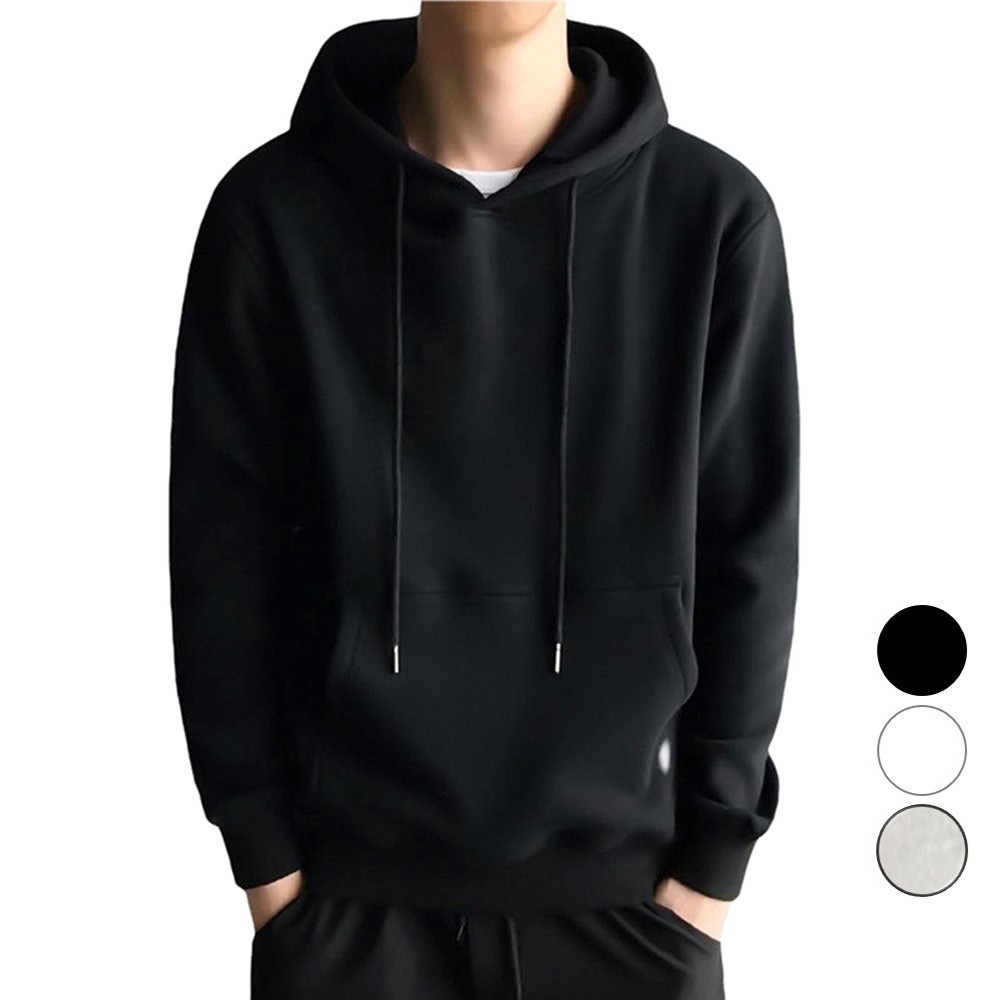 CPMAX 純色加絨連帽T 長袖帽T 連帽T恤 連帽T 冬季加絨棉衣 t恤 大學T 帽t 男生帽t 連帽長袖【T153】