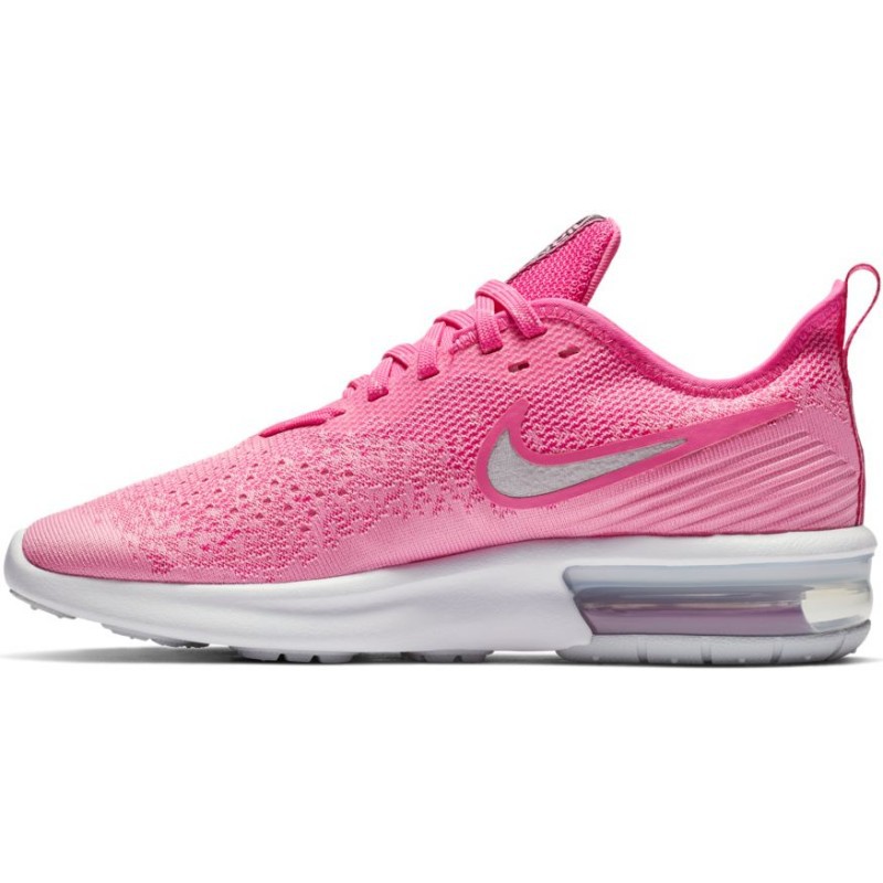 NIKE Air Max Sequent 4 女鞋 慢跑 休閒 氣墊 粉 【運動世界】 AO4486-601