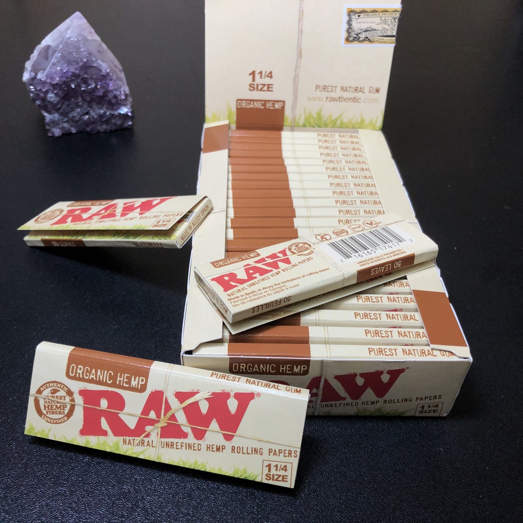 【馬克手捲菸】西班牙RAW Organic Hemp 78mm 有機麻捲捲菸紙 每本50張 原廠正品