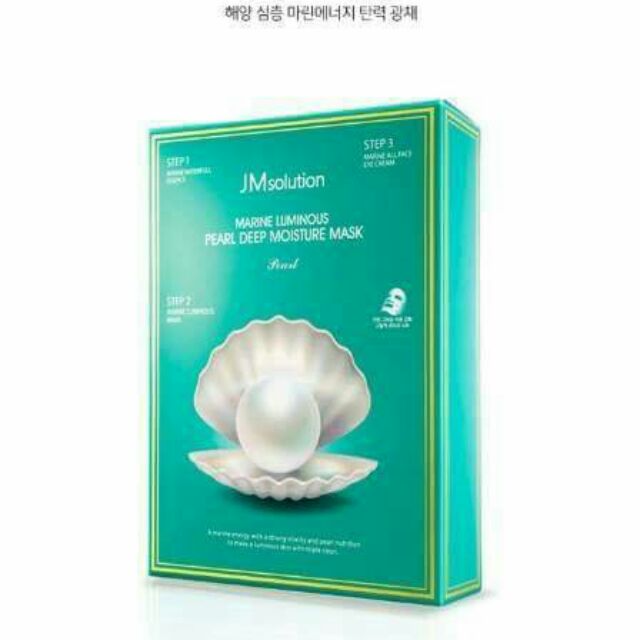 韓國 JM solution 海洋珍珠深層保濕三部曲面膜 (10片/盒)
$299
