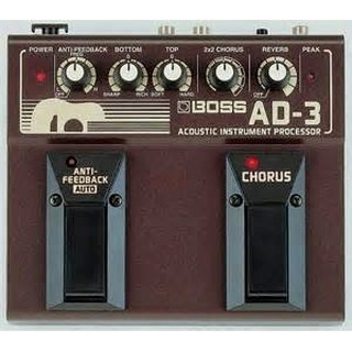 BOSS AD-3 木吉他 民謠吉他 空心吉他 效果器 演出 錄音 演湊 地板型空心吉他處理器 茗詮
