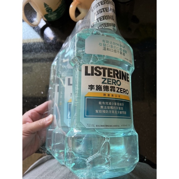 好市多 Listerine 李施德霖無酒精漱口水 750ml 單售