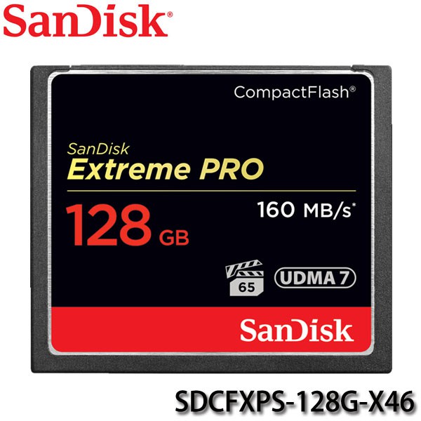 【3CTOWN】問貨況含稅公司貨 SanDisk Extreme Pro CF 128G 128GB 160MB 記憶卡