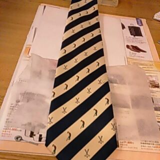 RENE CHAGAL 經典"golf tie" 手工製絲質領帶