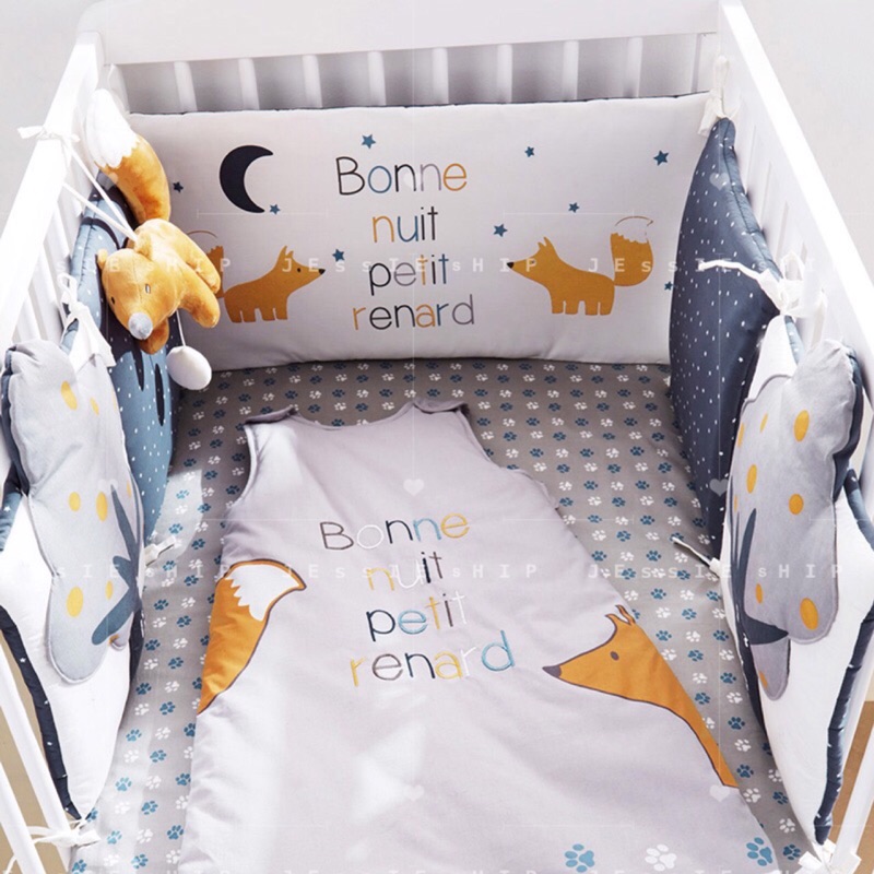 歐式純棉嬰兒床圍寶寶厚床圍床靠新生兒床上用品夏冬季床圍欄四季