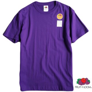 FRUIT OF THE LOOM 水果牌 FL1850 美國 純棉 5.3oz高磅數 短袖 素T (紫色) 化學原宿