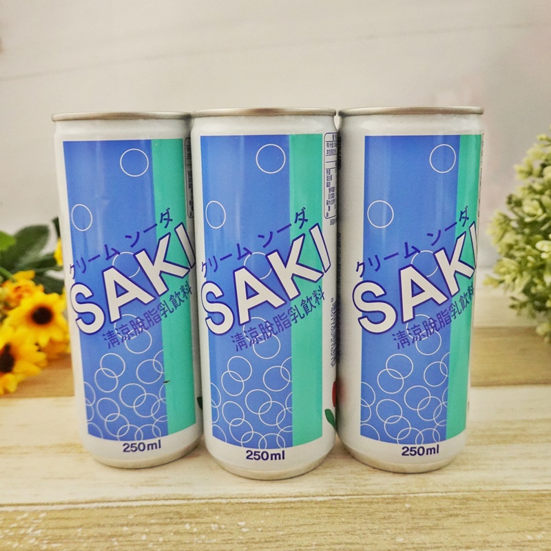 【SAKI】清涼脫脂乳飲 250mlx6罐 【8801105216219】 乳酸飲料 奶昔飲料 (韓國飲品)