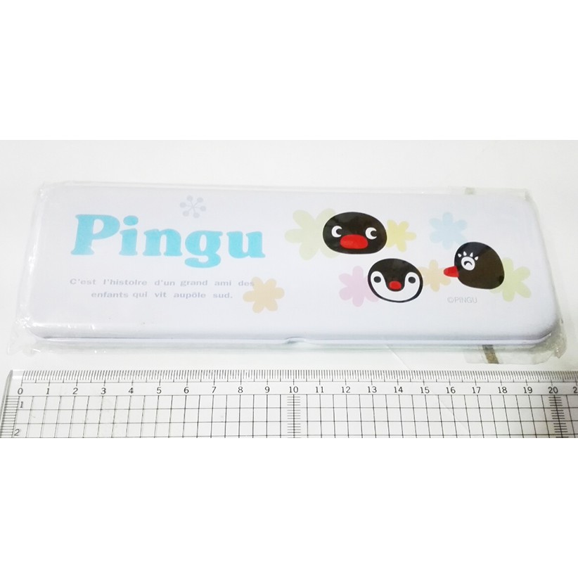 轉蛋扭蛋盒玩食玩模型公仔系列 企鵝家族Pingu 鉛筆鐵盒 筆盒 賣圖中款式