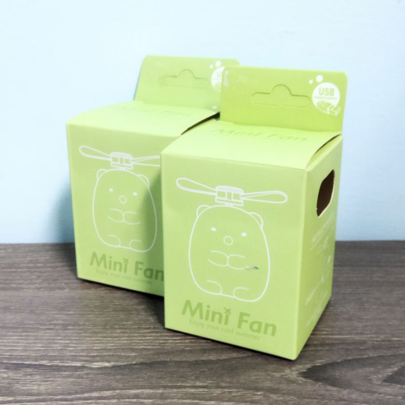 mini fan 角落生物 造型電風扇