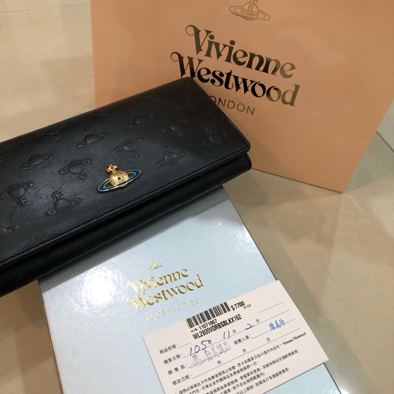 Vivienne Westwood 薇薇安衛斯伍德 長夾 土星錢包 原價：7700