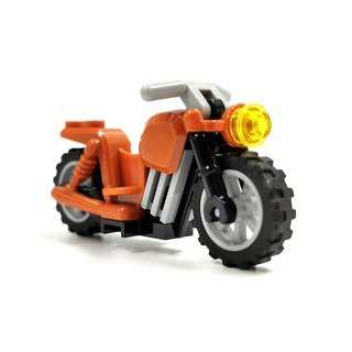【臺中翔智積木】LEGO 樂高 Motorcycle Vintage 深橘色 復古 摩托車(黑骨架)