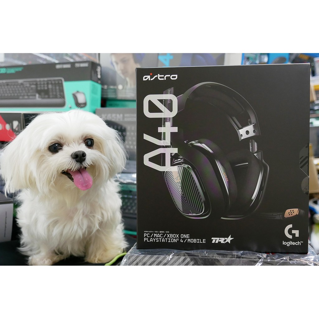 #本店吳銘 - ASTRO A40 TR 電競耳機麥克風 幻影黑 屢獲大獎 頂級潮牌 耳麥 電競耳機 羅技 2年保固